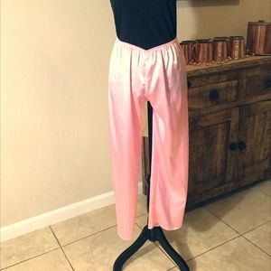 Silky Pink Betsy Johnson Pajama Pants S